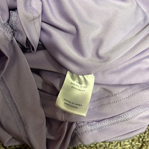 Superdown Revolve Vivienne Ruched Mini Dress in Lavender size small - Picture 7 of 8